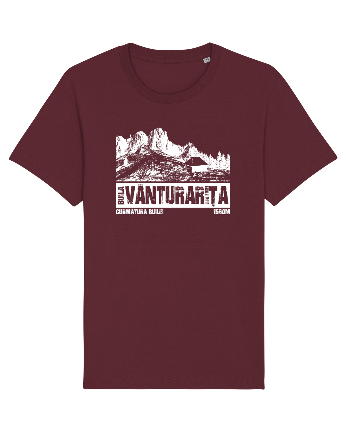 Tricou mânecă scurtă Unisex Rocker Burgundy