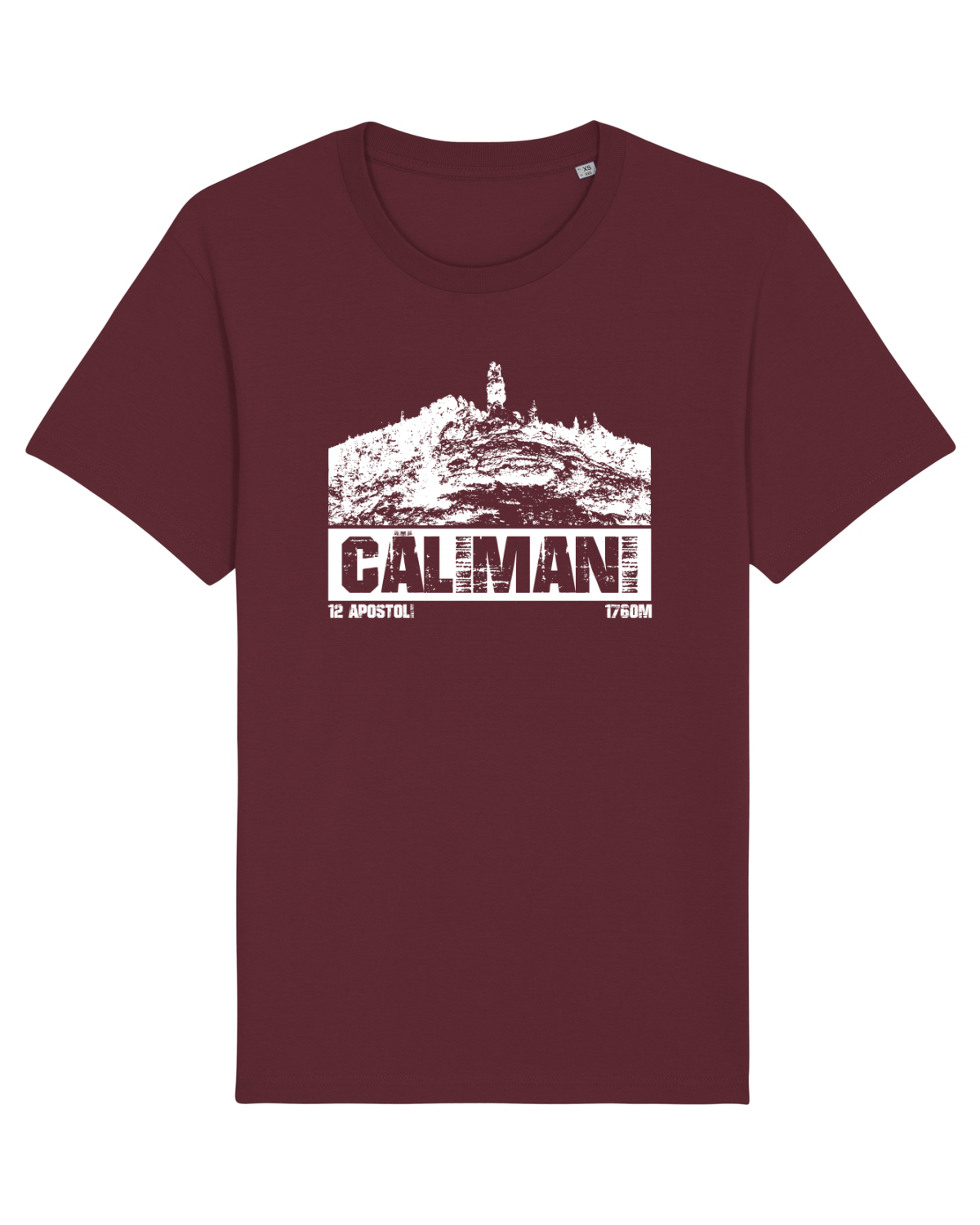 Tricou mânecă scurtă Unisex Rocker Burgundy