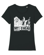 Călător în România - Mâna dracului in Ciucaș Tricou mânecă scurtă guler larg fitted Damă Expresser