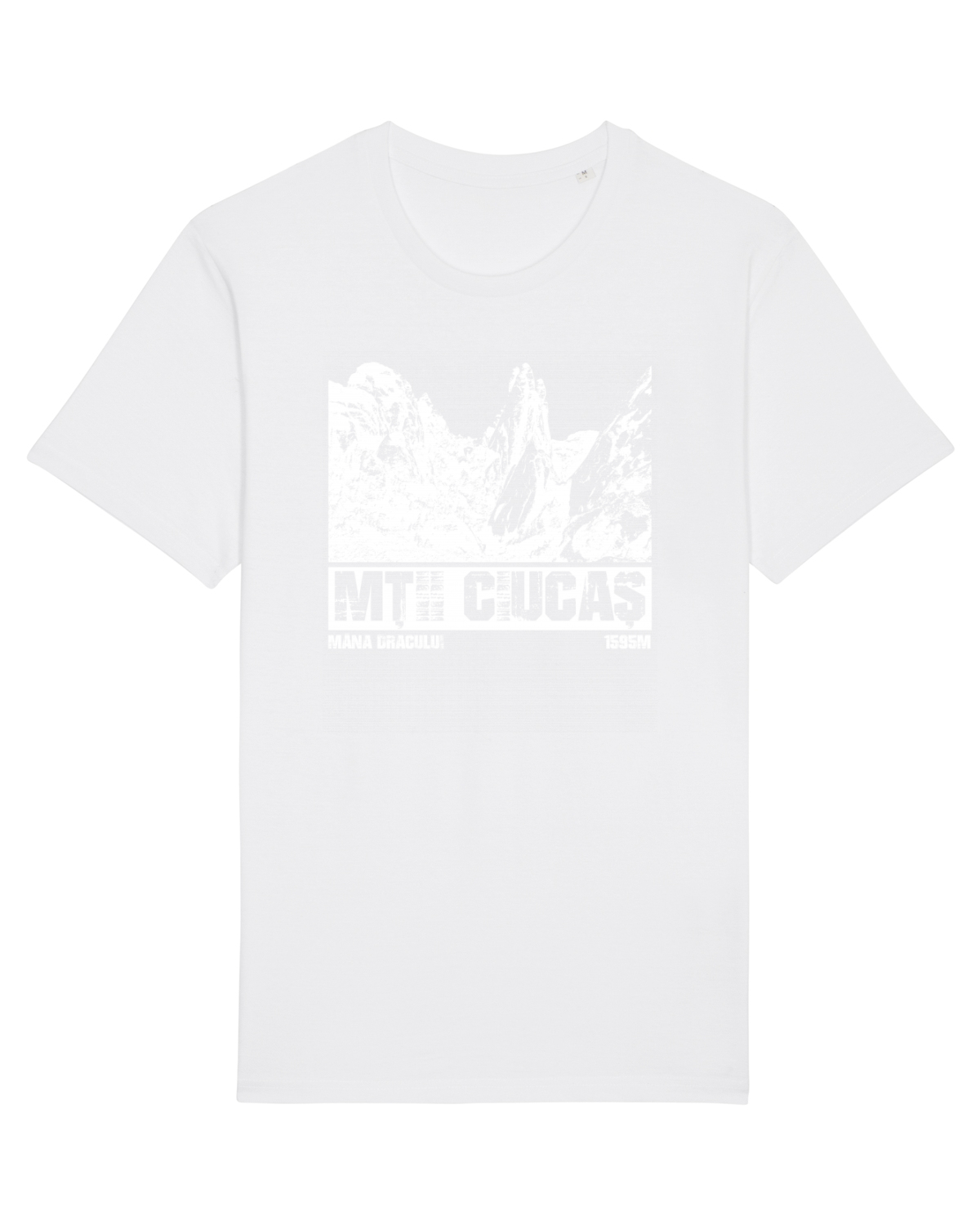 Tricou mânecă scurtă Unisex Rocker White