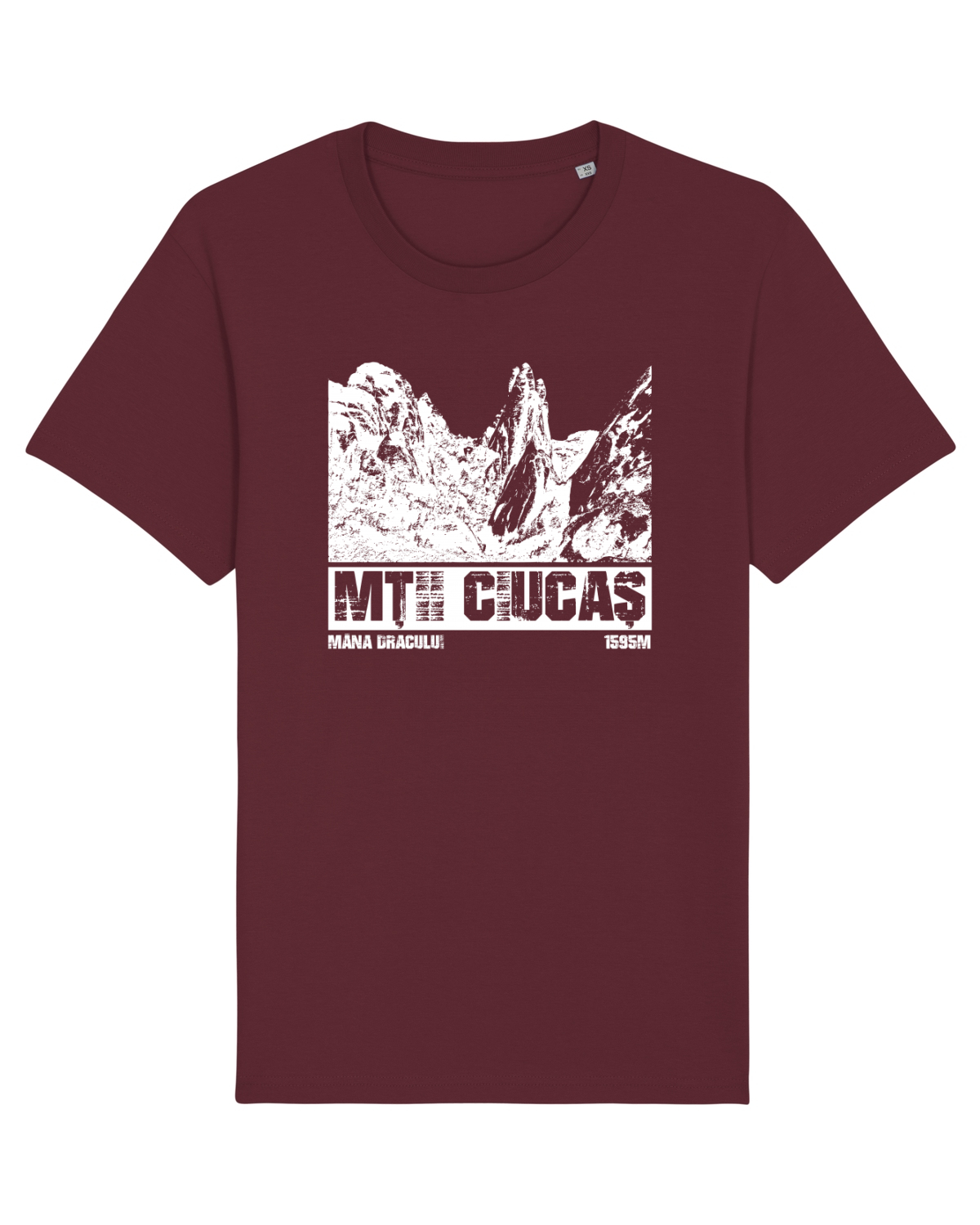 Tricou mânecă scurtă Unisex Rocker Burgundy