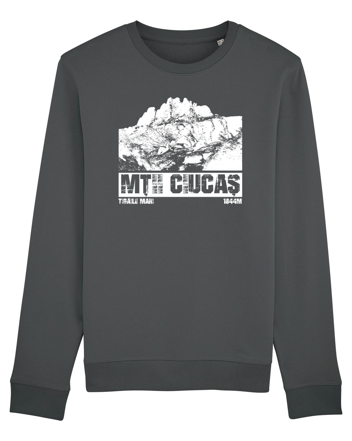 Bluză mânecă lungă Unisex Rise Anthracite