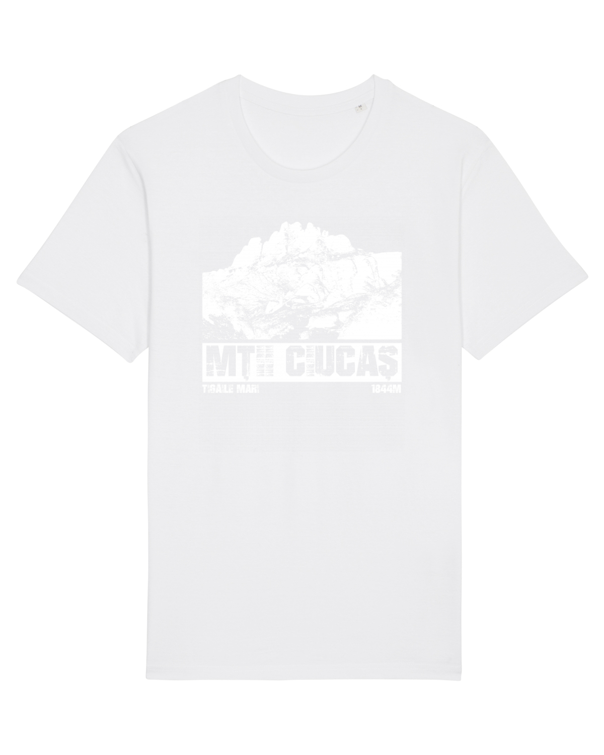 Tricou mânecă scurtă Unisex Rocker White