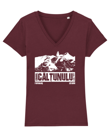 Călător în România - Cornul Calțunului Burgundy