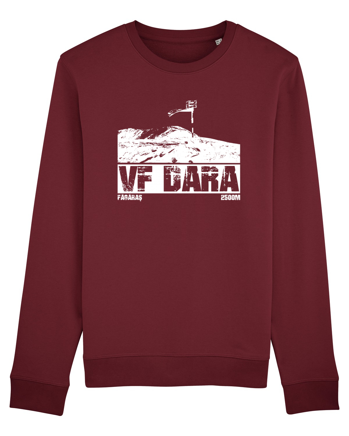 Bluză mânecă lungă Unisex Rise Burgundy