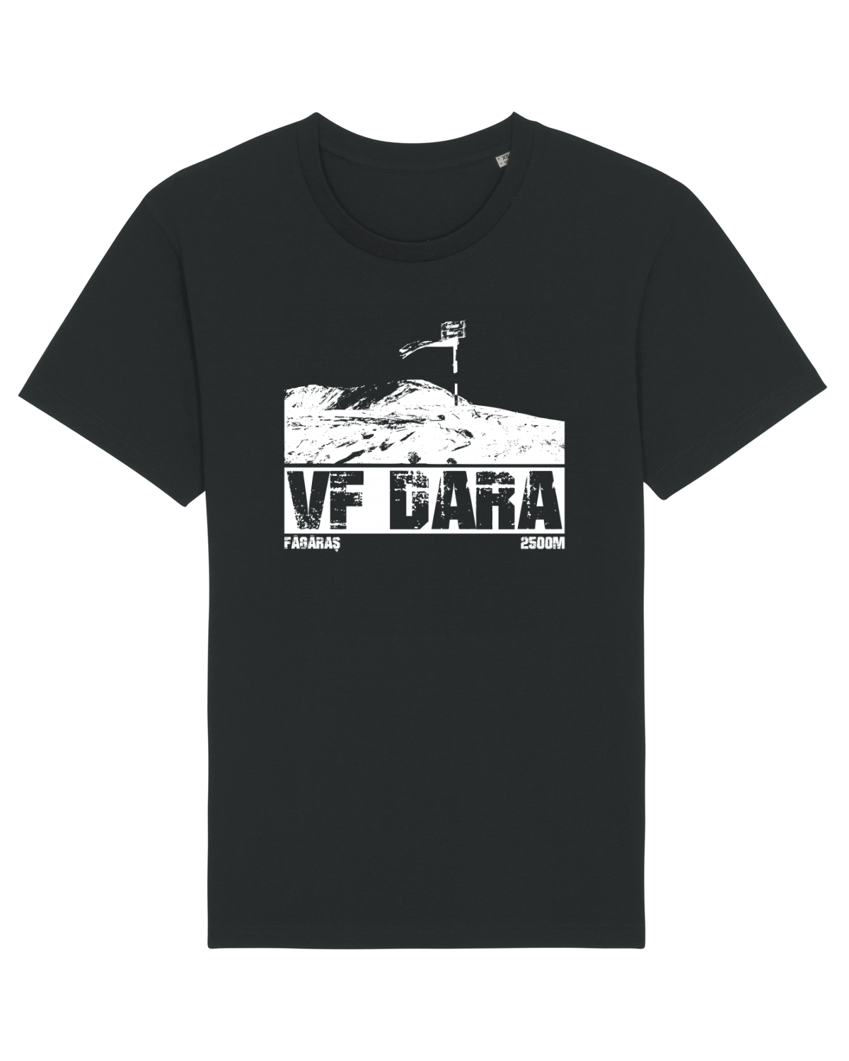 Tricou mânecă scurtă Unisex Rocker Black