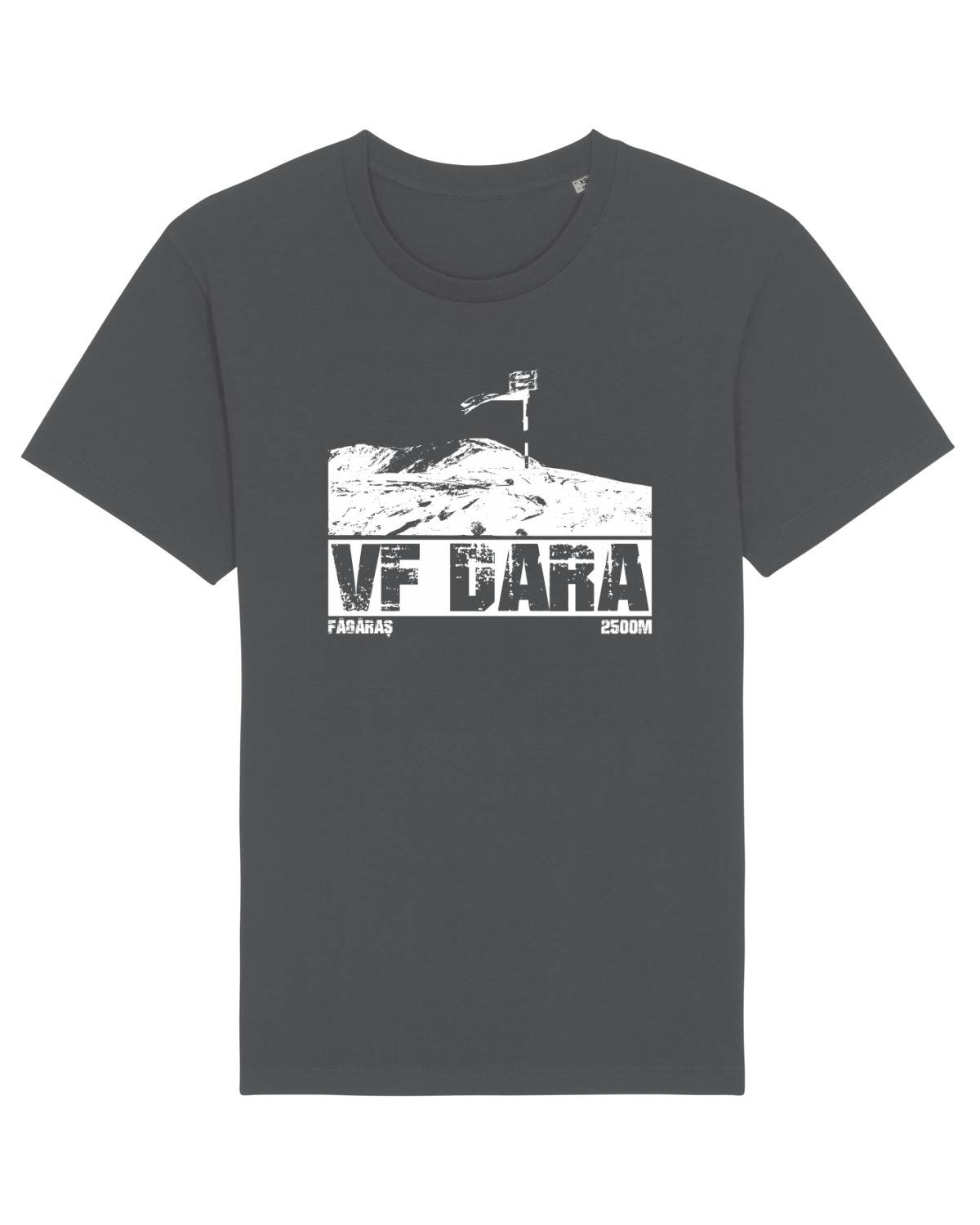 Tricou mânecă scurtă Unisex Rocker Anthracite