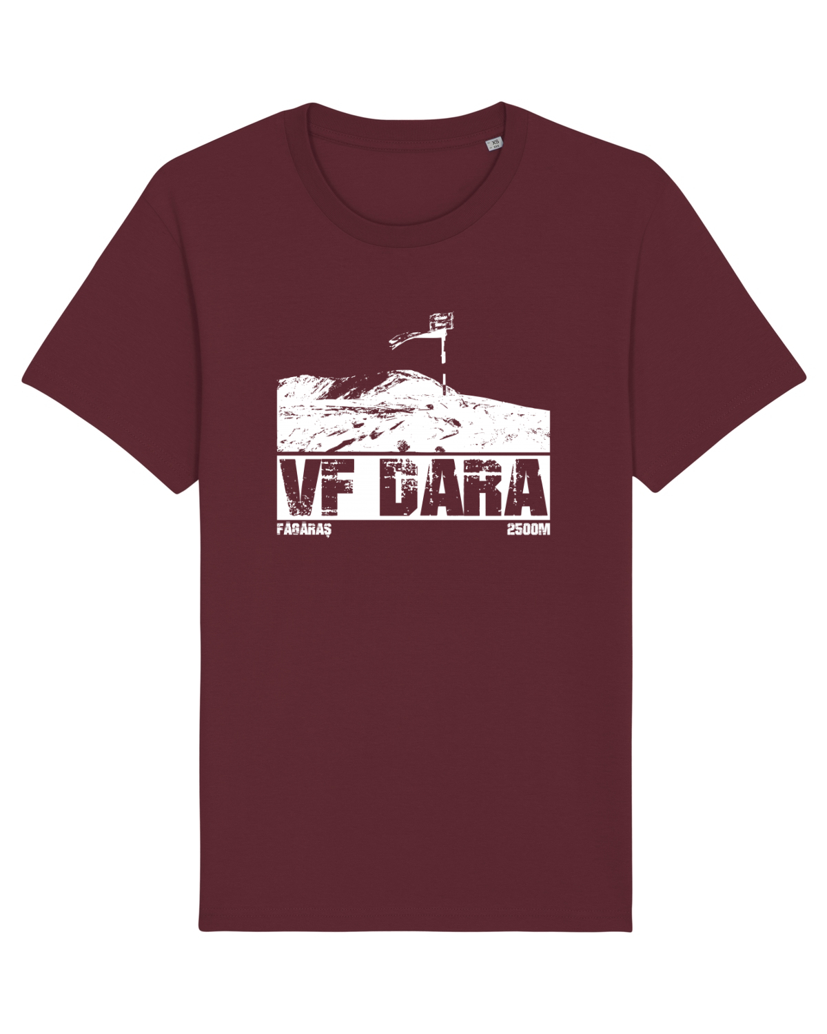 Tricou mânecă scurtă Unisex Rocker Burgundy
