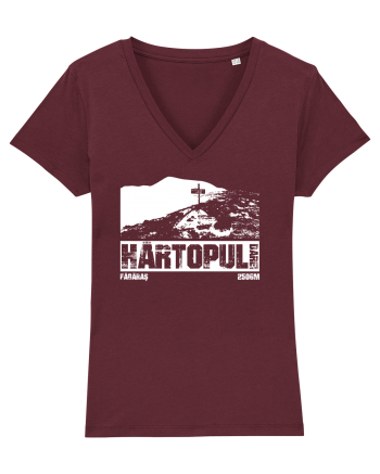 Călător în România - Vf Hârtopul Darei Burgundy