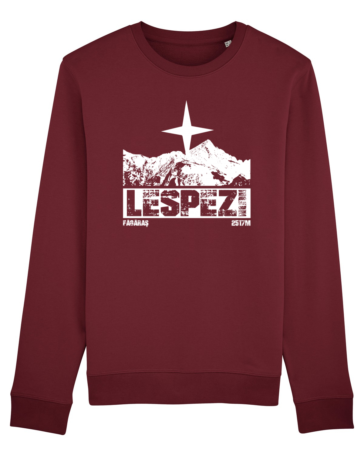 Bluză mânecă lungă Unisex Rise Burgundy