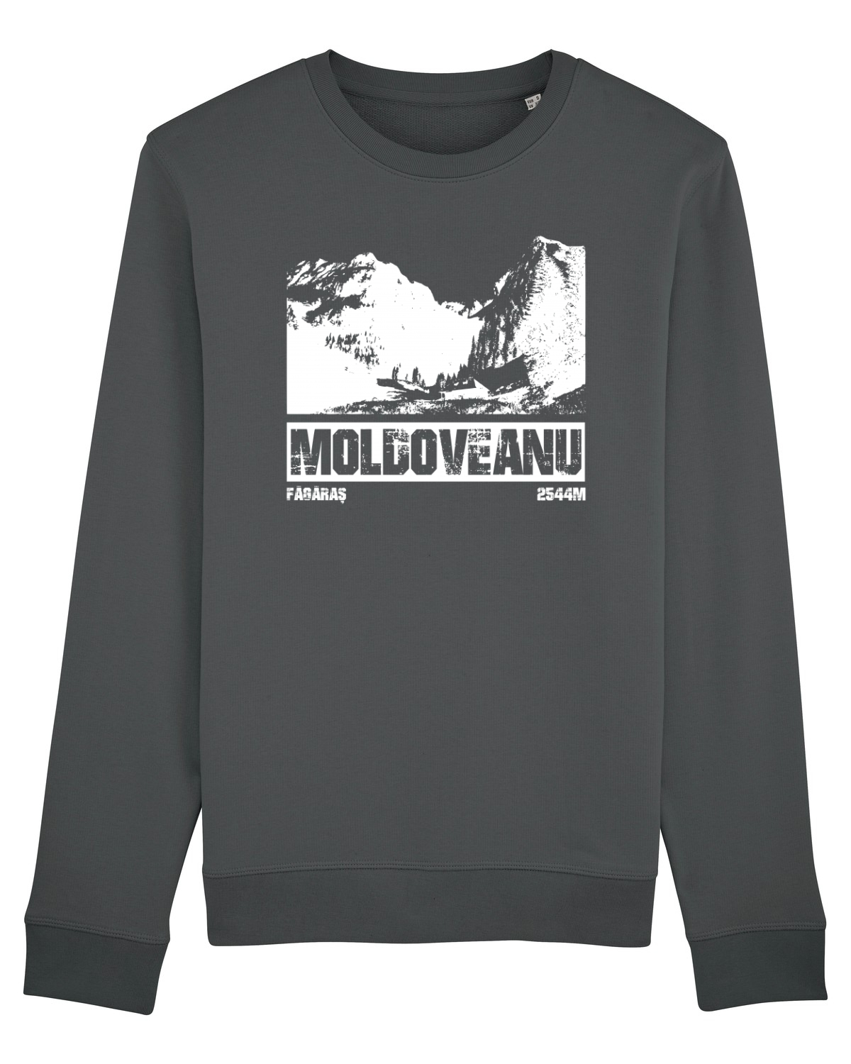 Bluză mânecă lungă Unisex Rise Anthracite