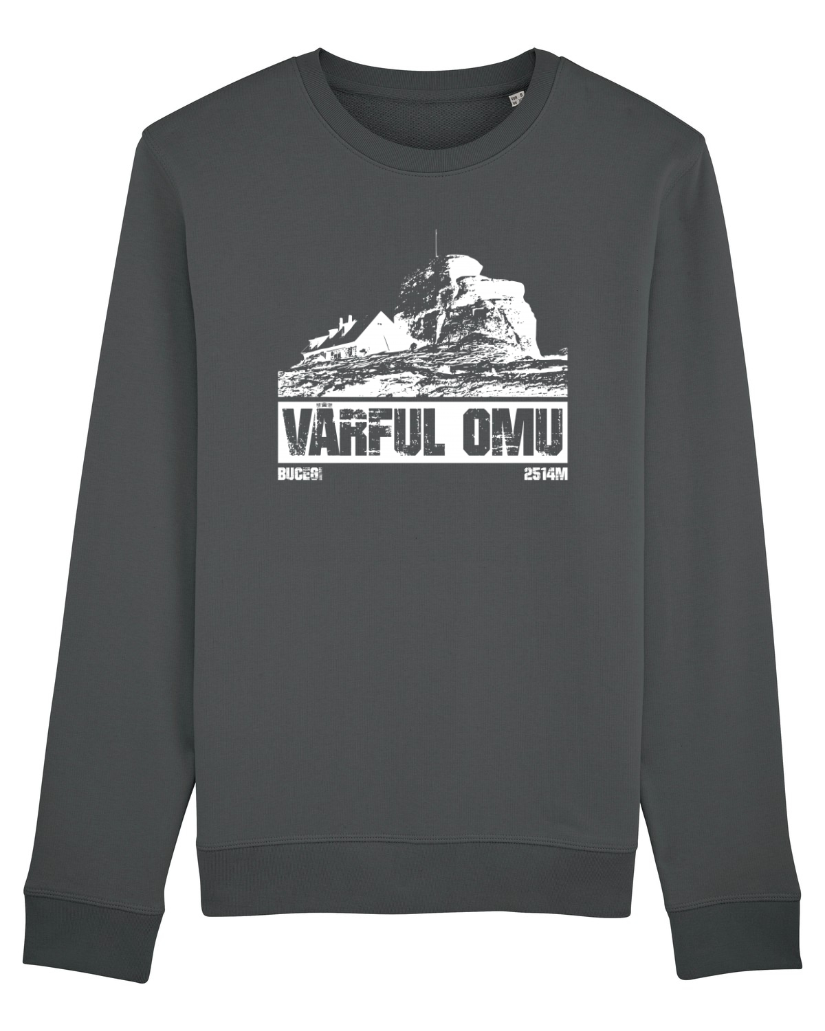 Bluză mânecă lungă Unisex Rise Anthracite