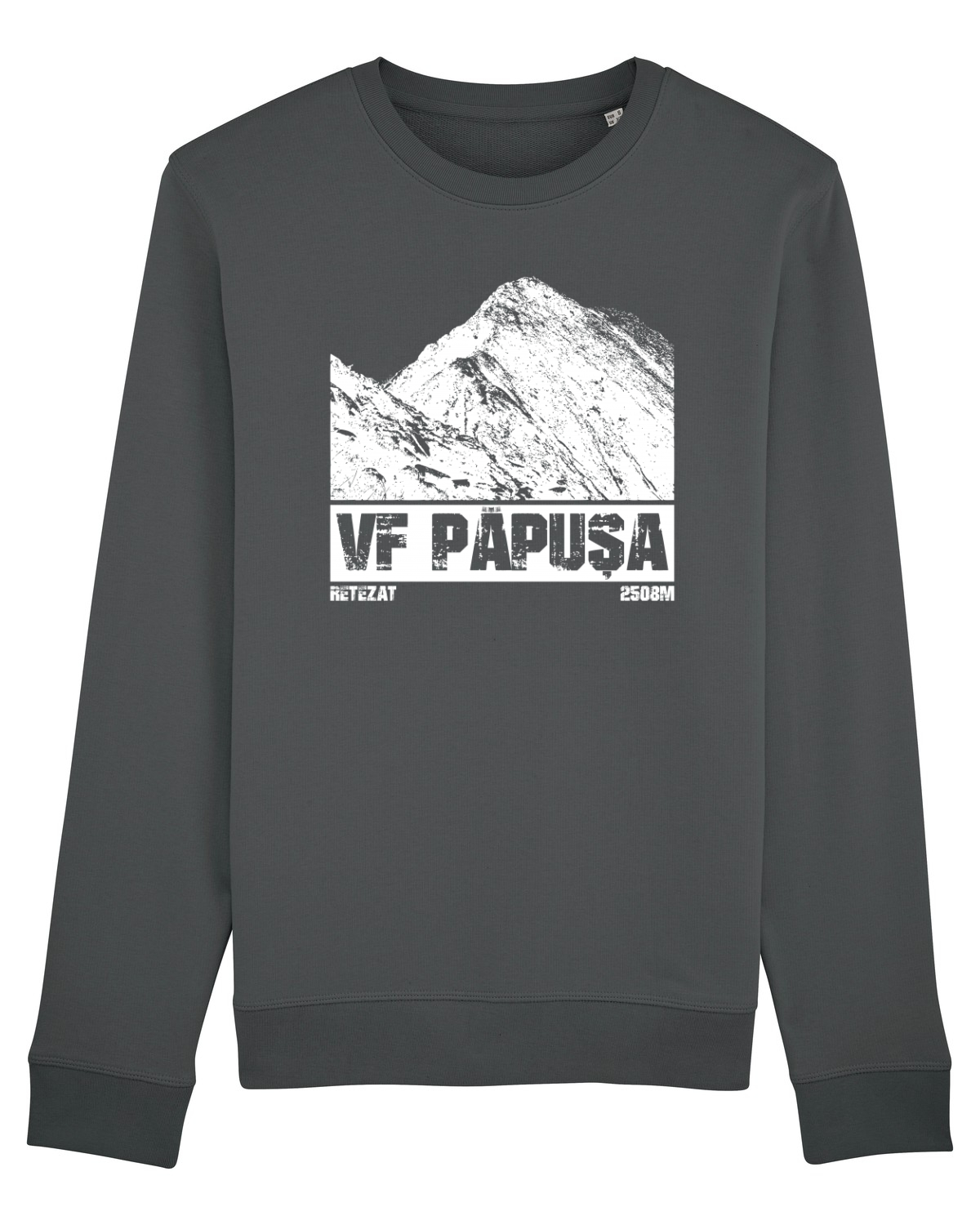 Bluză mânecă lungă Unisex Rise Anthracite