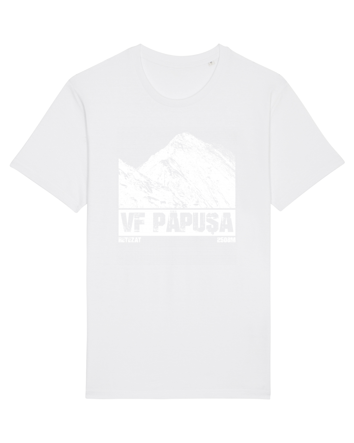 Tricou mânecă scurtă Unisex Rocker White