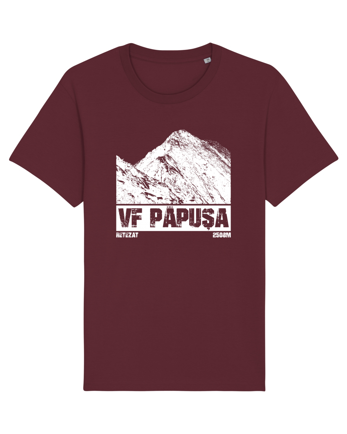Tricou mânecă scurtă Unisex Rocker Burgundy