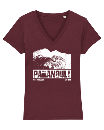 Călător în România - Vf Parângul mare Burgundy