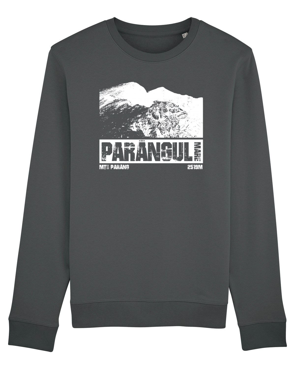 Bluză mânecă lungă Unisex Rise Anthracite