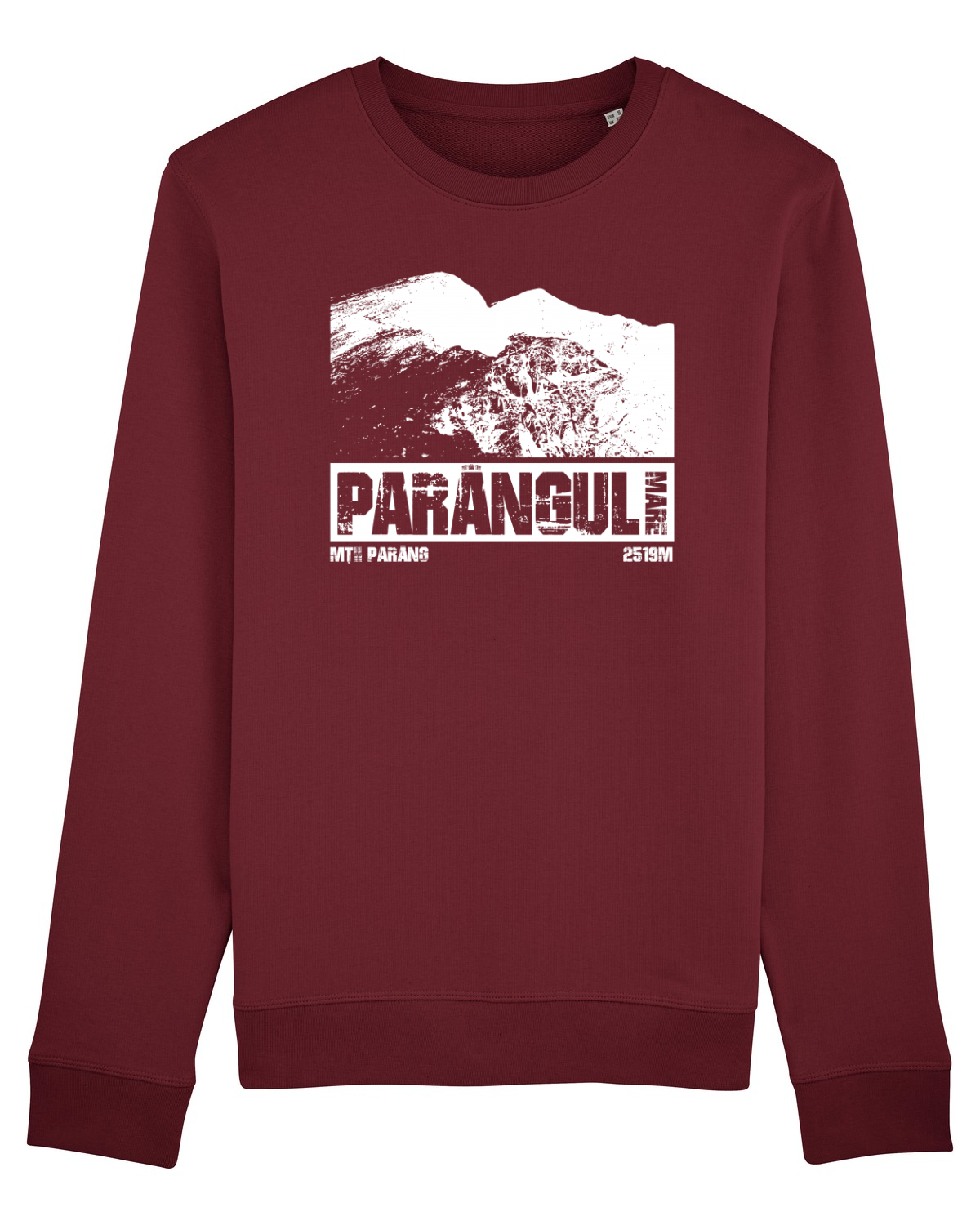 Bluză mânecă lungă Unisex Rise Burgundy