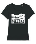 Călător în România - Vf Peleaga in Retezat Tricou mânecă scurtă guler larg fitted Damă Expresser