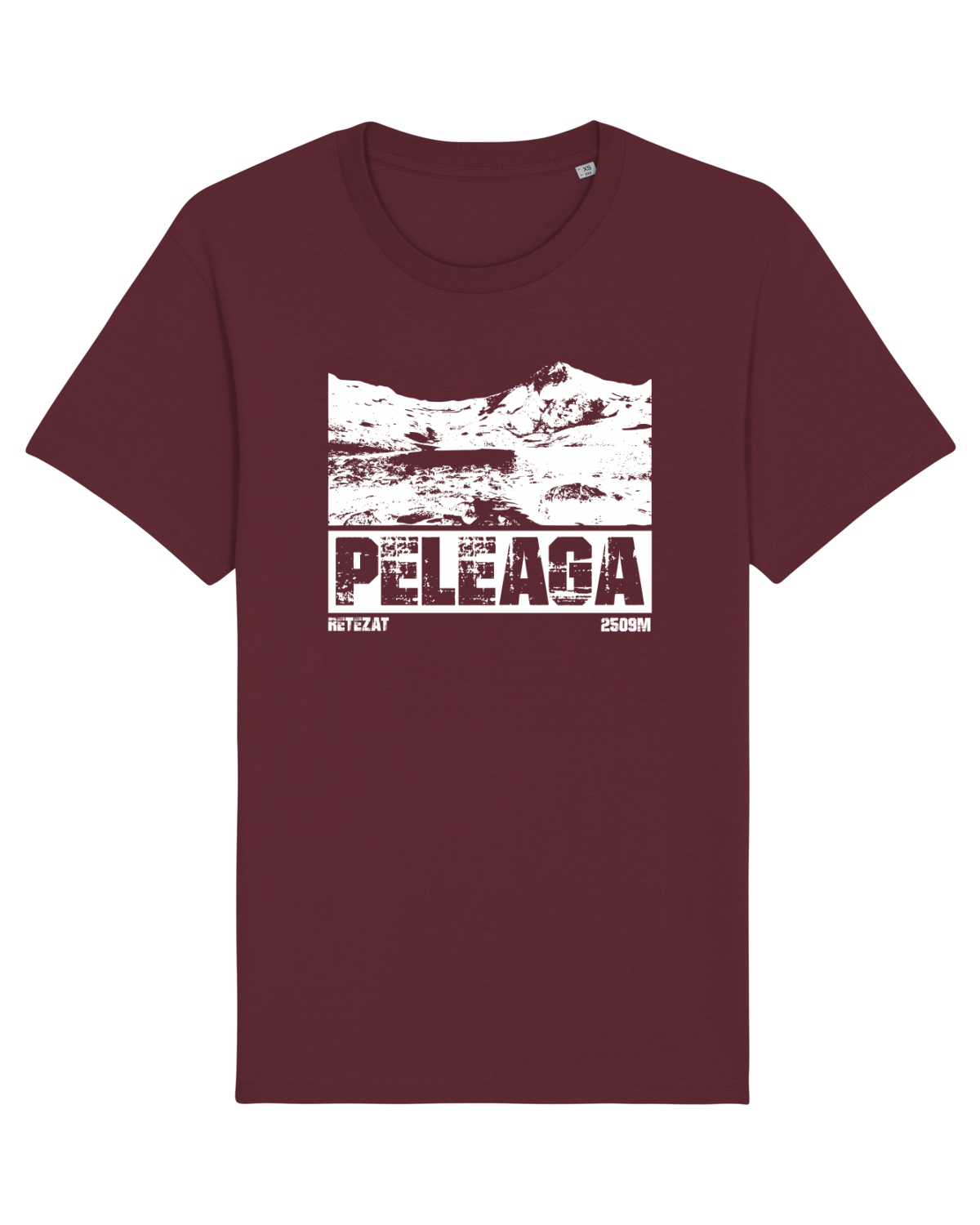 Tricou mânecă scurtă Unisex Rocker Burgundy