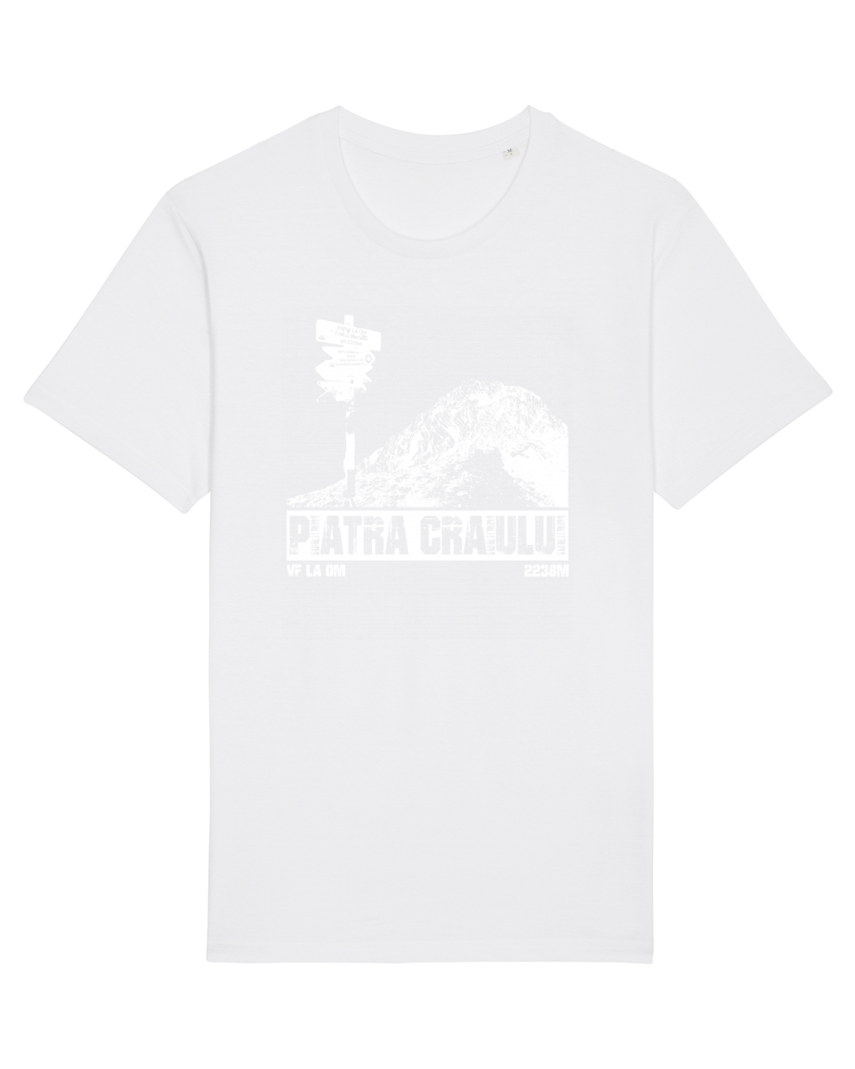 Tricou mânecă scurtă Unisex Rocker White