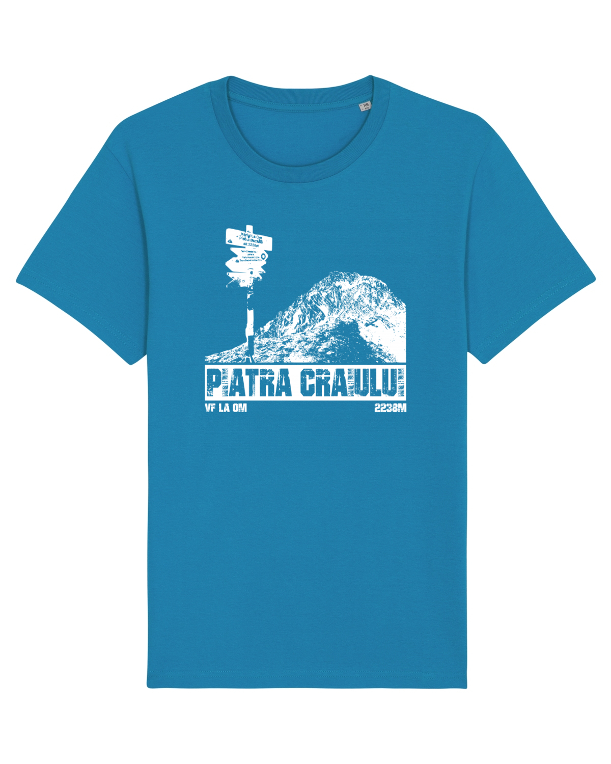 Tricou mânecă scurtă Unisex Rocker Azur