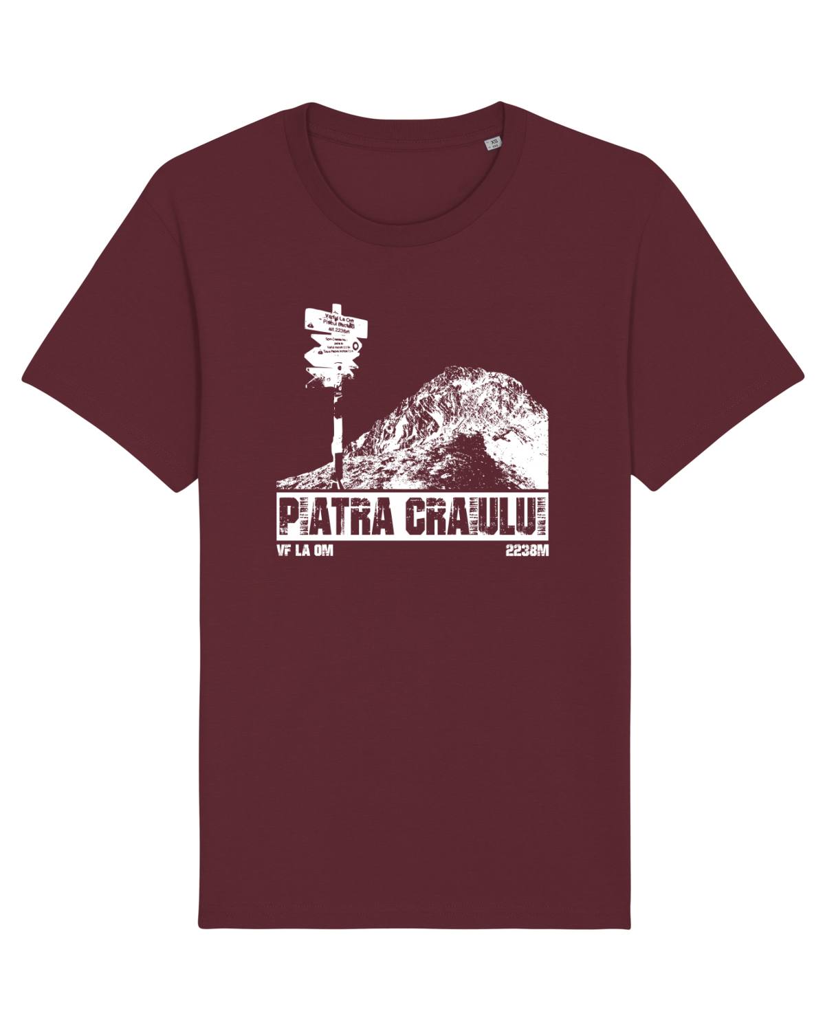Tricou mânecă scurtă Unisex Rocker Burgundy