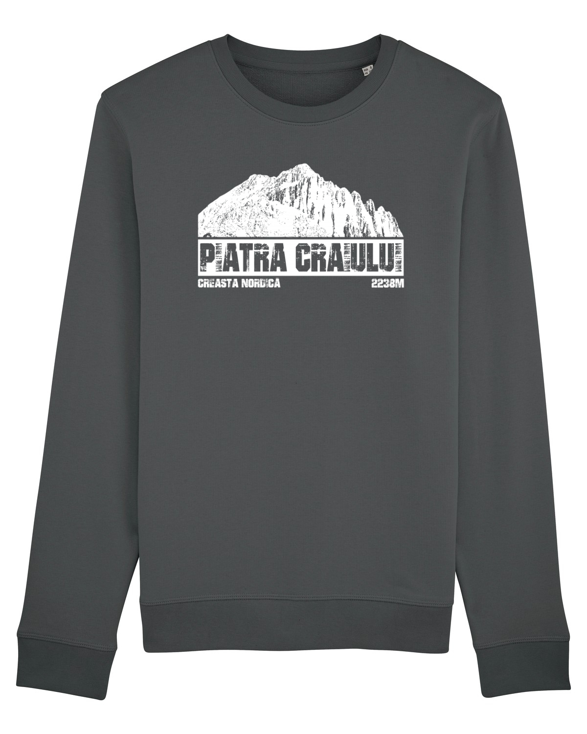 Bluză mânecă lungă Unisex Rise Anthracite