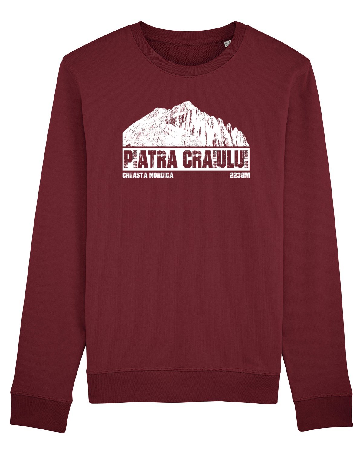 Bluză mânecă lungă Unisex Rise Burgundy