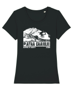 Călător în România - Refugiul Vf Ascuțit in Piatra Craiului Tricou mânecă scurtă guler larg fitted Damă Expresser