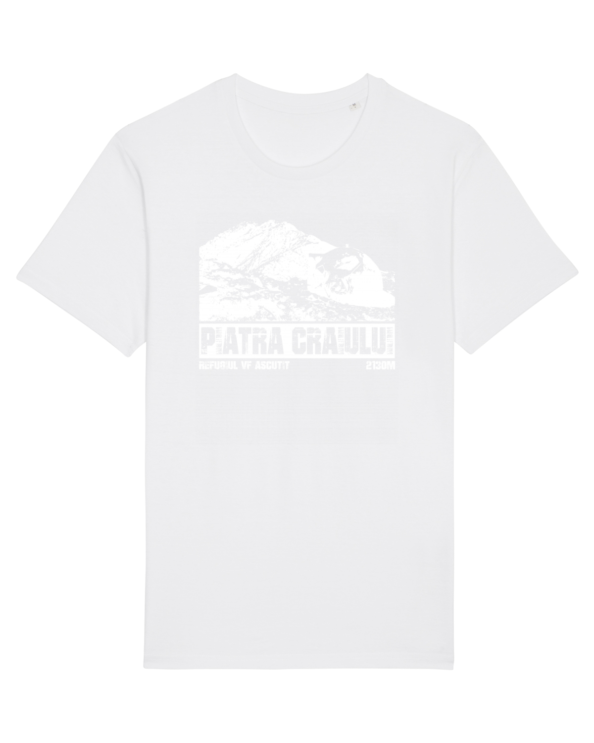 Tricou mânecă scurtă Unisex Rocker White