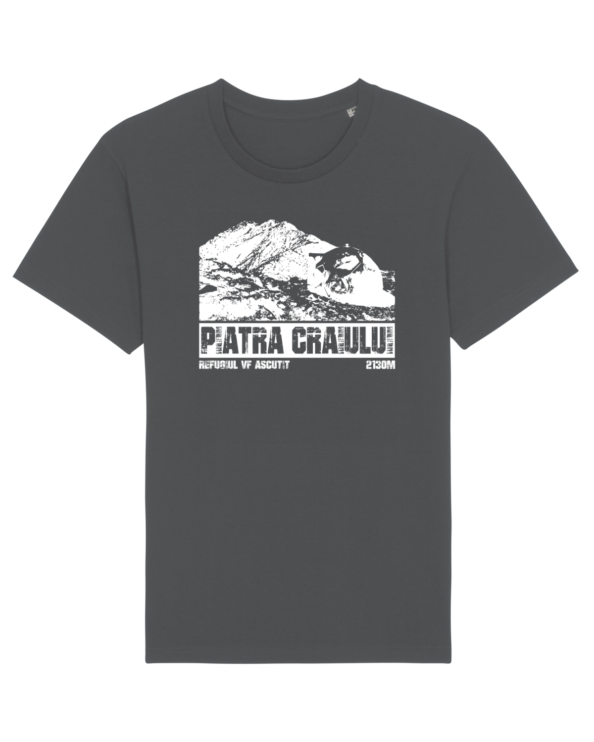 Tricou mânecă scurtă Unisex Rocker Anthracite