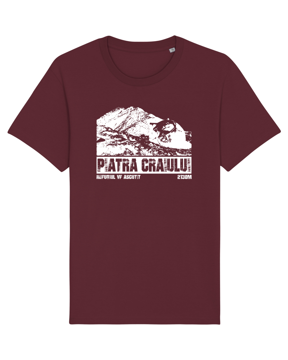 Tricou mânecă scurtă Unisex Rocker Burgundy