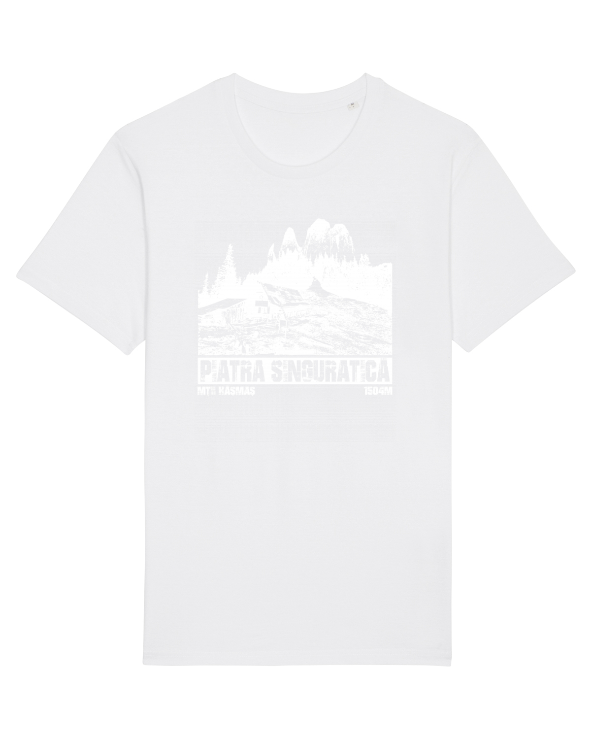 Tricou mânecă scurtă Unisex Rocker White
