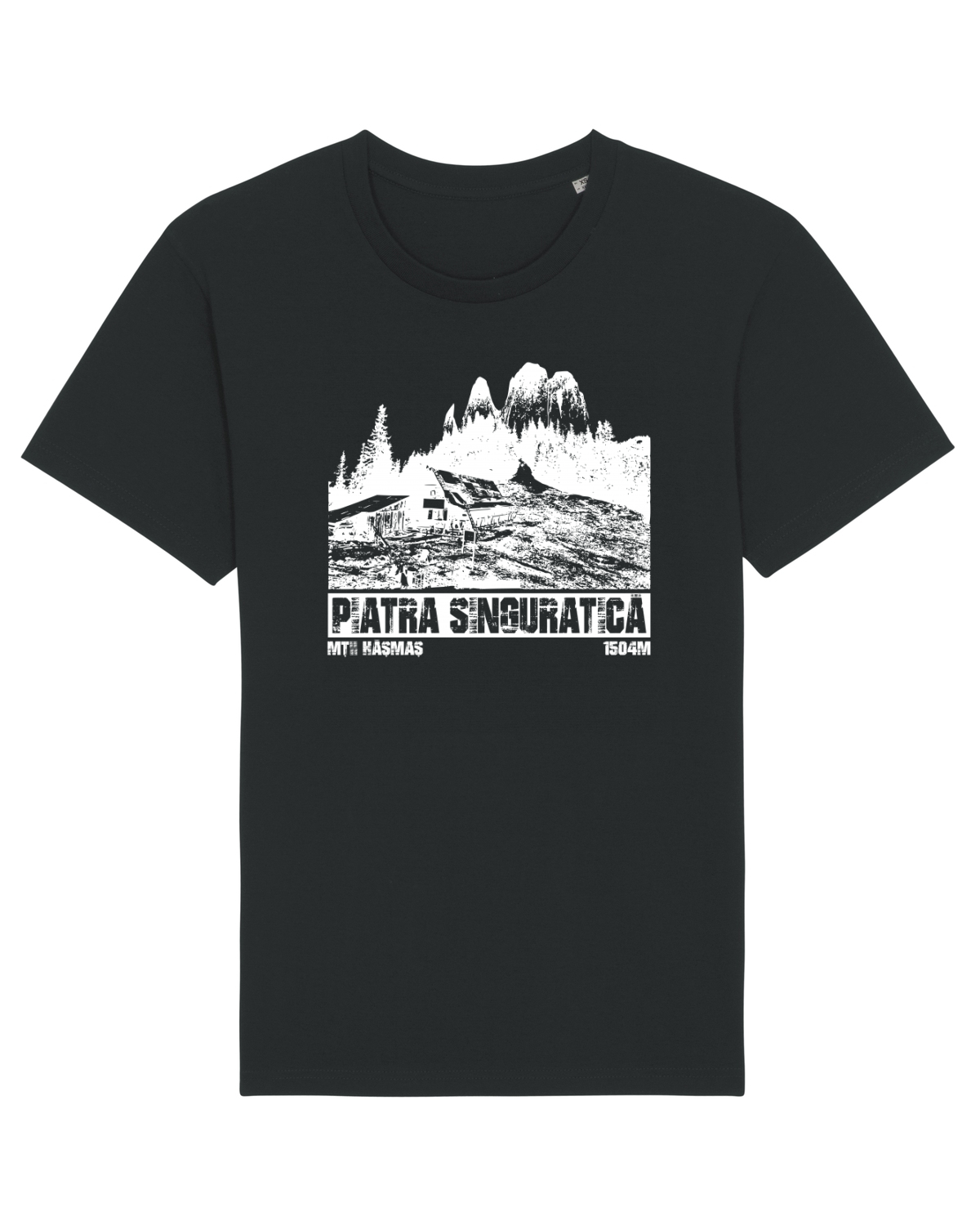 Tricou mânecă scurtă Unisex Rocker Black