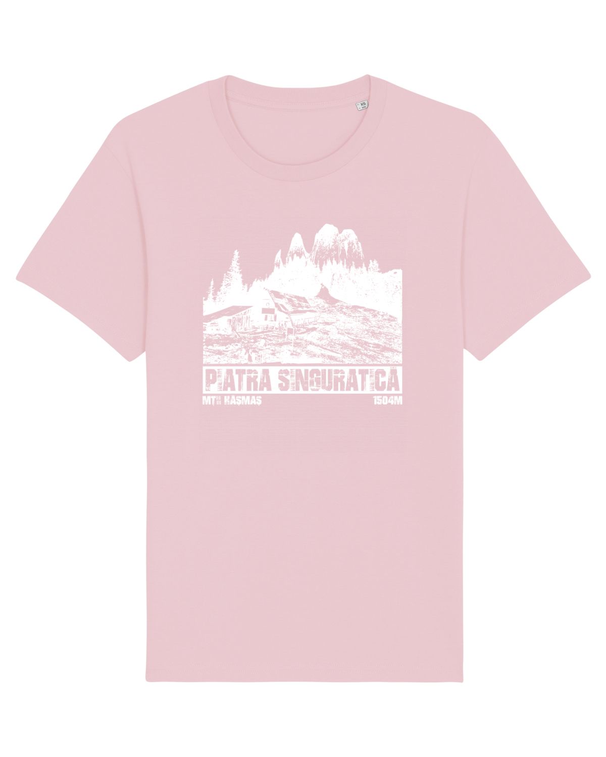 Tricou mânecă scurtă Unisex Rocker Cotton Pink