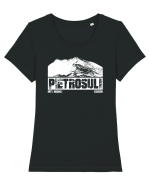 Călător în România - Pietrosul Rodnei Tricou mânecă scurtă guler larg fitted Damă Expresser