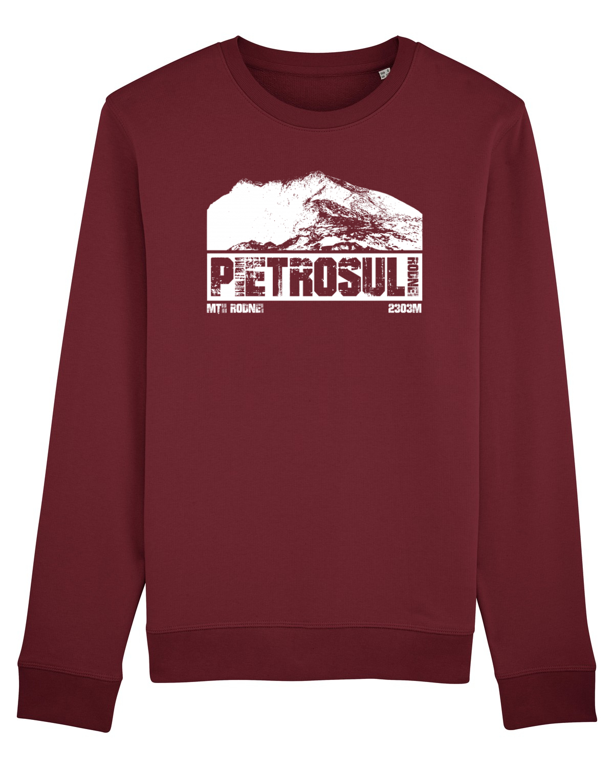 Bluză mânecă lungă Unisex Rise Burgundy