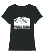 Călător în România - Vf Viștea Mare Tricou mânecă scurtă guler larg fitted Damă Expresser