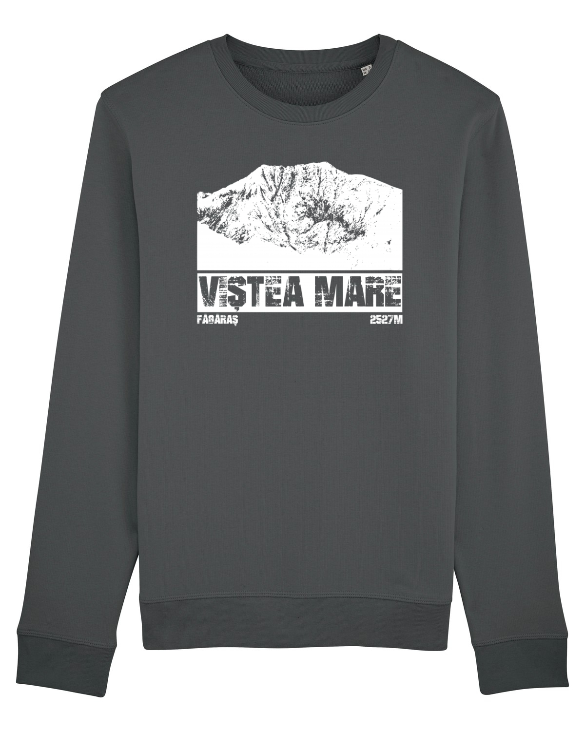 Bluză mânecă lungă Unisex Rise Anthracite