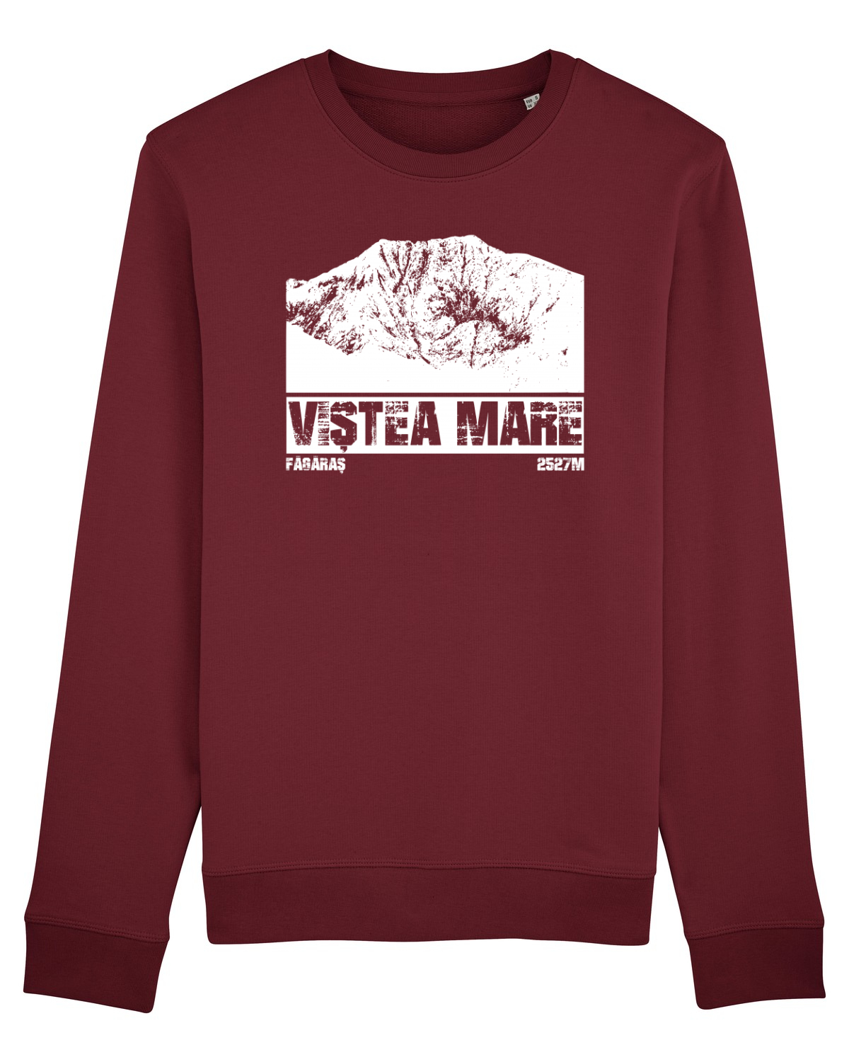 Bluză mânecă lungă Unisex Rise Burgundy