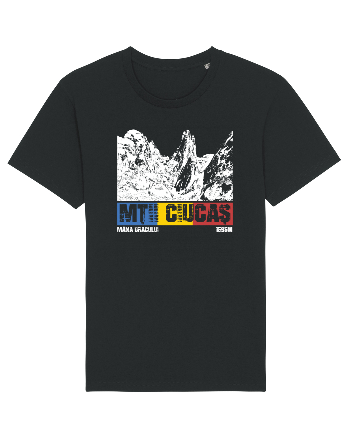 Tricou mânecă scurtă Unisex Rocker Black