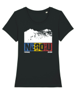 pentru montaniarzi - Romania - Negoiu Tricou mânecă scurtă guler larg fitted Damă Expresser