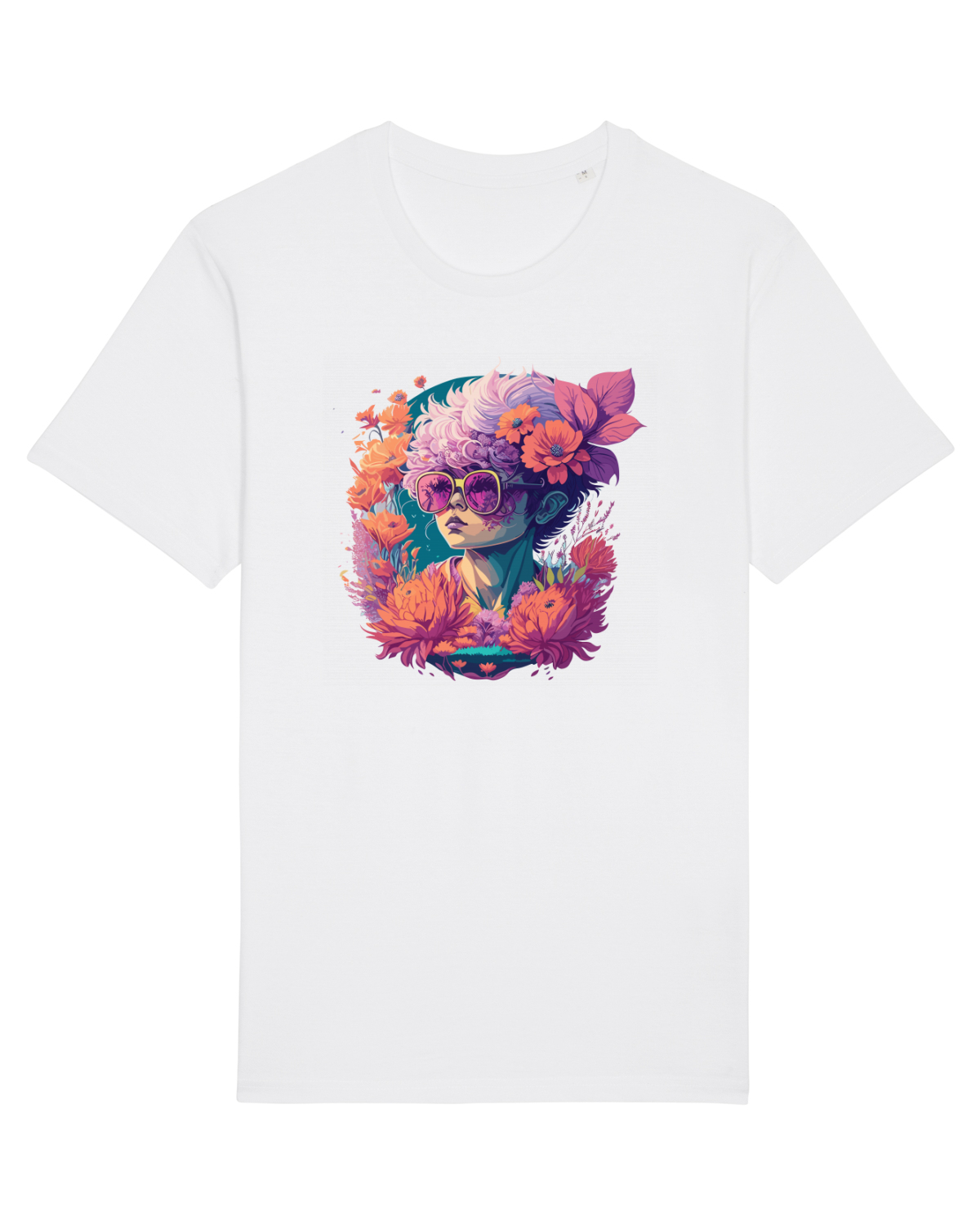Tricou mânecă scurtă Unisex Rocker White