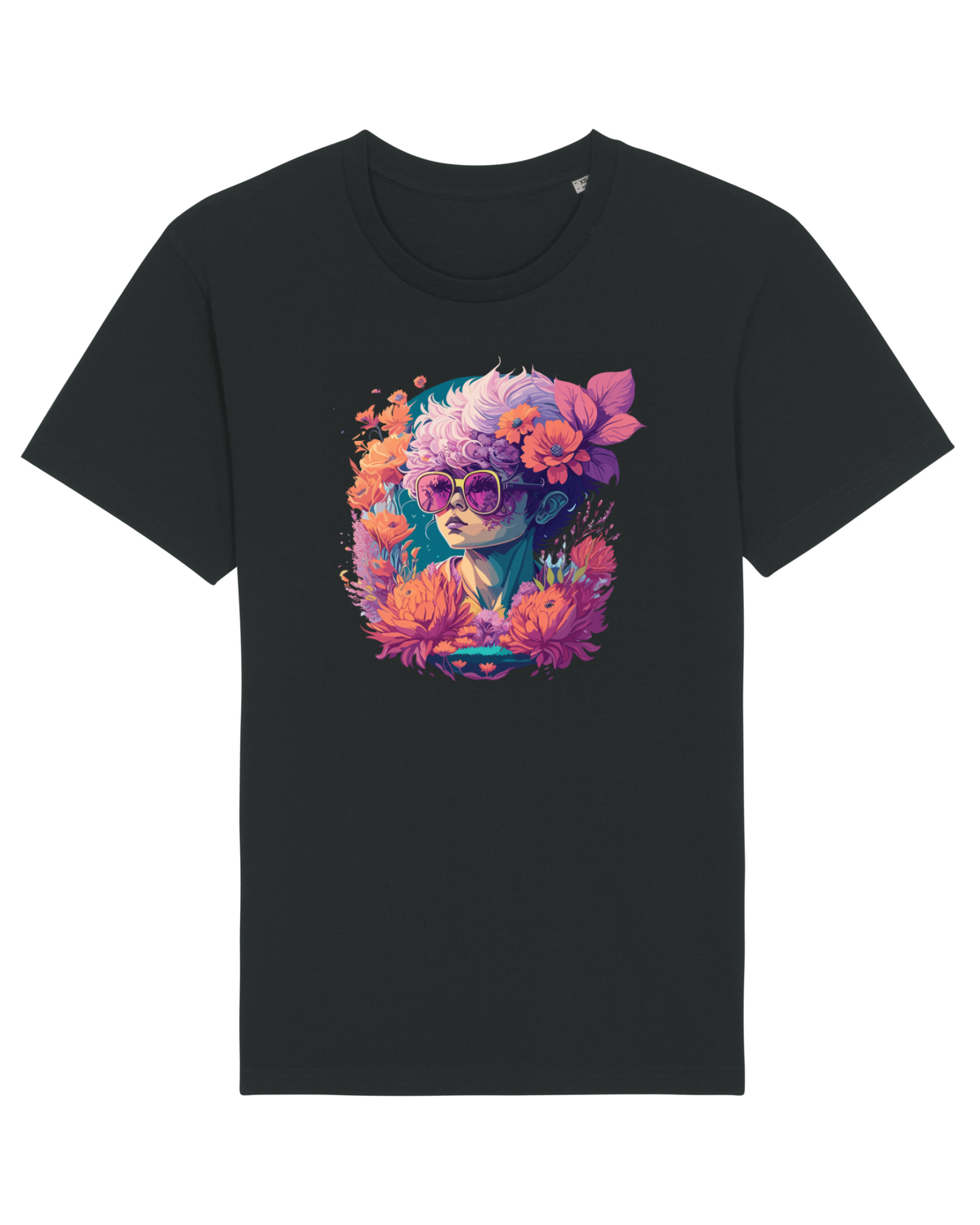 Tricou mânecă scurtă Unisex Rocker Black