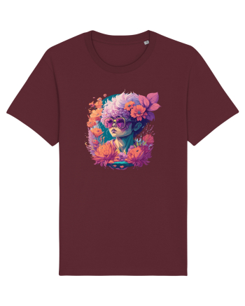 Eleganță Florală Burgundy