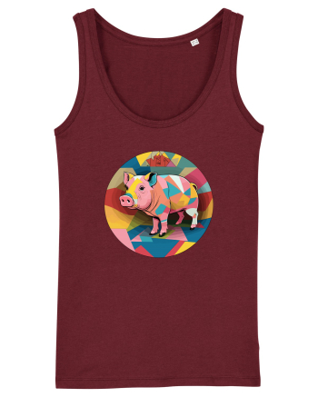 picasso piglet Burgundy