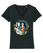 mozardisimo Tricou mânecă scurtă guler V Damă Evoker