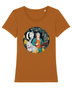 mozardisimo Tricou mânecă scurtă guler larg fitted Damă Expresser