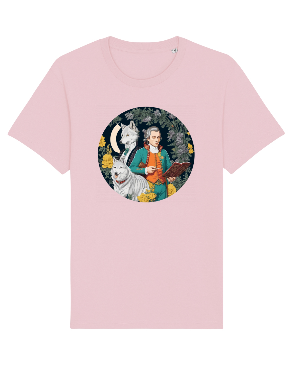 Tricou mânecă scurtă Unisex Rocker Cotton Pink
